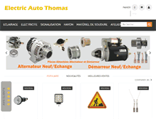 Tablet Screenshot of electricautothomas.com